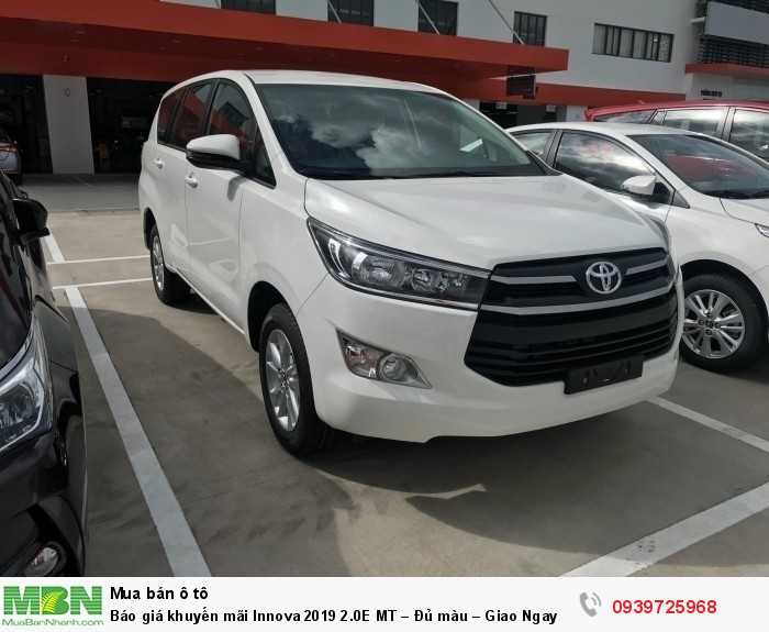 Toyota Innova 2.0E Khuyến Mãi Khủng Tại Toyota An Thành Fukushima, Xe Có Sẳn, Đủ Màu
