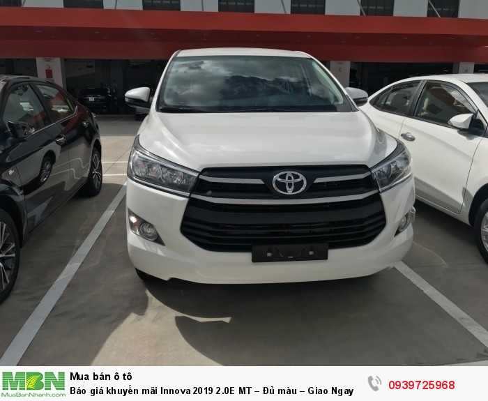 Toyota Innova 2.0E Khuyến Mãi Khủng Tại Toyota An Thành Fukushima, Xe Có Sẳn, Đủ Màu