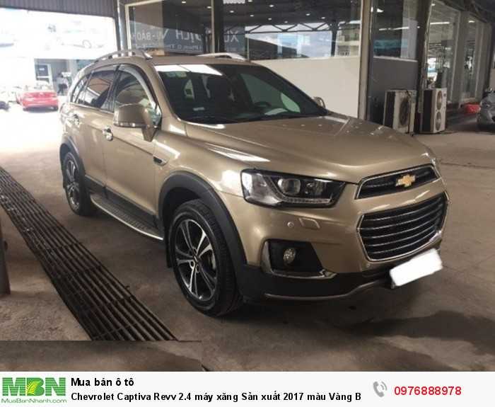 Chevrolet Captiva Revv 2.4  máy xăng Sản xuất 2017 màu Vàng Biển Hà Nội