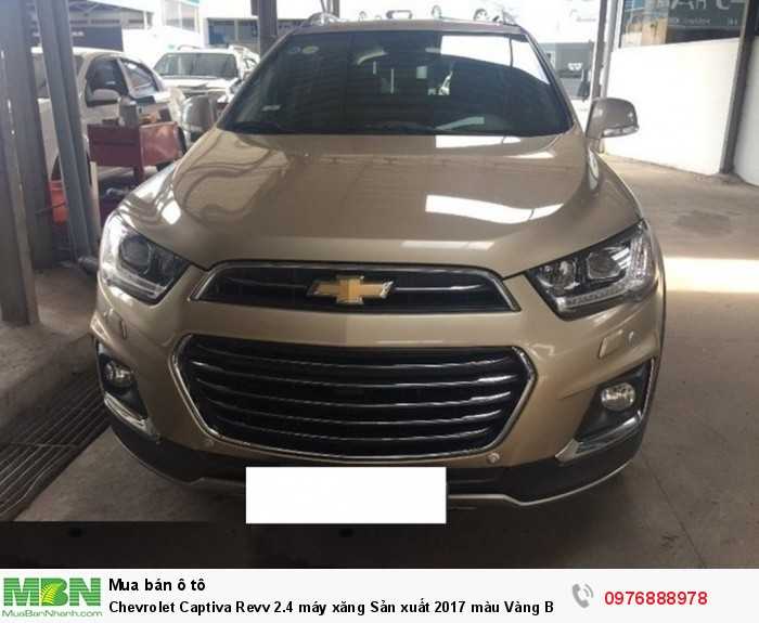 Chevrolet Captiva Revv 2.4  máy xăng Sản xuất 2017 màu Vàng Biển Hà Nội