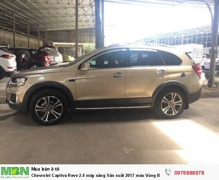 Chevrolet Captiva Revv 2.4  máy xăng Sản xuất 2017 màu Vàng Biển Hà Nội