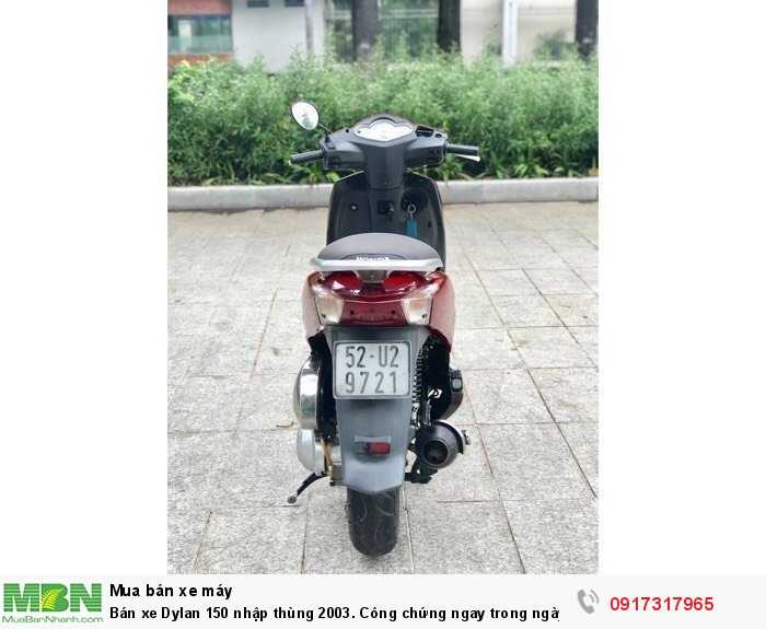 Bán xe Dylan 150 nhập thùng 2003. Công chứng ngay trong ngày