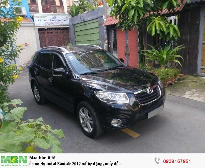 Bán xe Hyundai Santafe 2012 số tự động, máy dầu