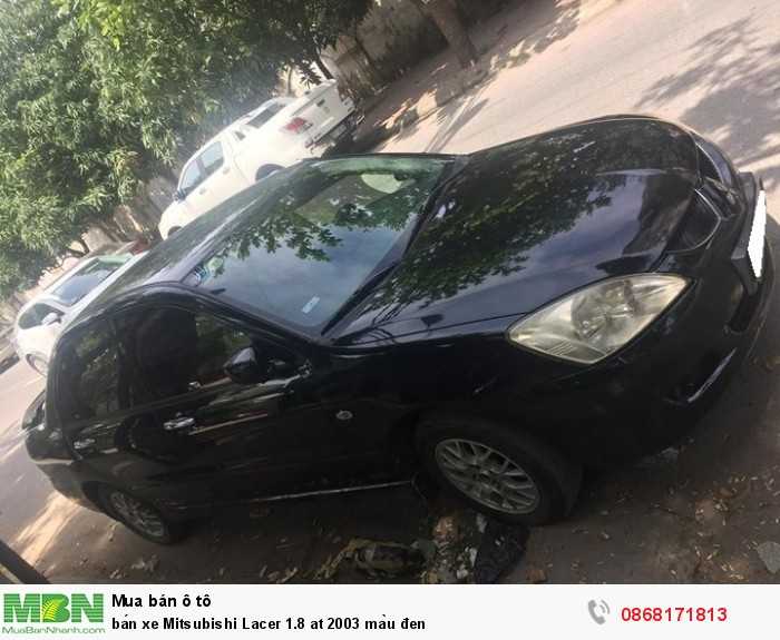 Bán xe Mitsubishi Lacer 1.8 at 2003 màu đen