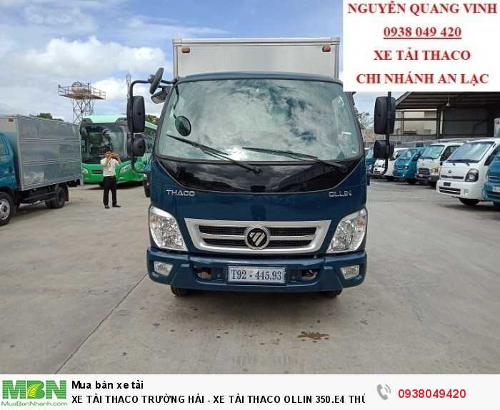Xe Tải Thaco Ollin 350.E4 - Thùng Dài 4,4 Mét - Tải Trọng 2,4 & 3,49 Tấn - Hổ Trợ Trả Góp