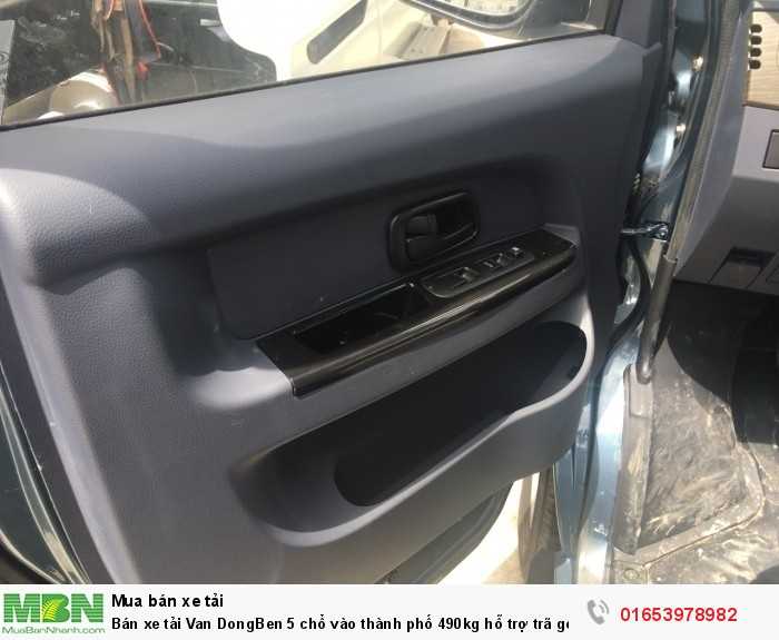 Bán xe tải Van DongBen 5 chổ vào thành phố 490kg hỗ trợ trã góp