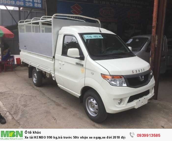 Xe tải KENBO 990 kg,trả trước 50tr nhận xe ngay,xe đời 2018 động cơ EURO4 giá cực mềm.