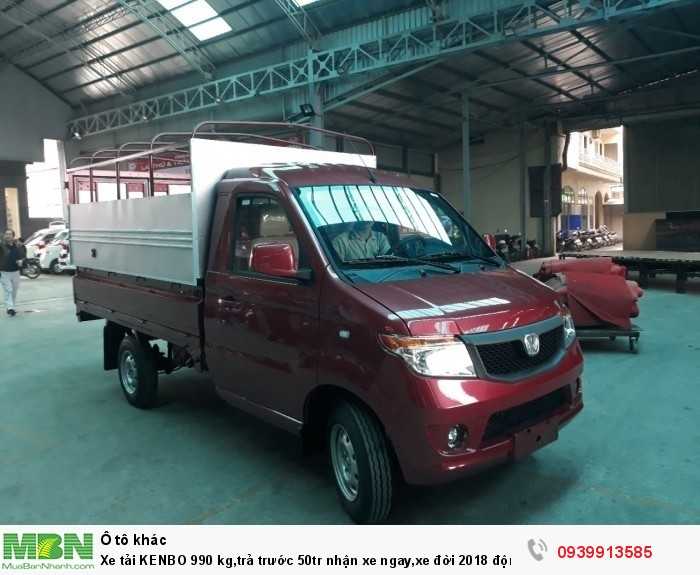 Xe tải KENBO 990 kg,trả trước 50tr nhận xe ngay,xe đời 2018 động cơ EURO4 giá cực mềm.