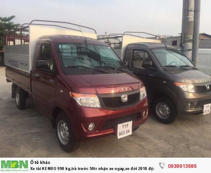 Xe tải KENBO 990 kg,trả trước 50tr nhận xe ngay,xe đời 2018 động cơ EURO4 giá cực mềm.