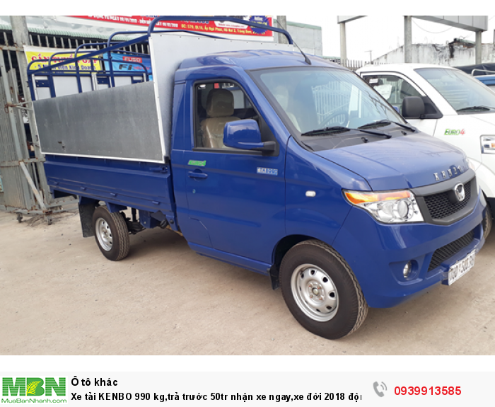 Xe tải KENBO 990 kg,trả trước 50tr nhận xe ngay,xe đời 2018 động cơ EURO4 giá cực mềm.