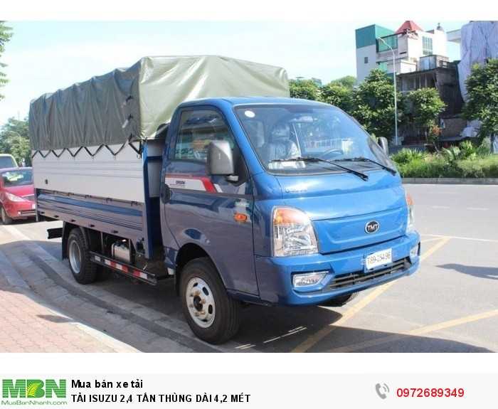 Tải Isuzu 2,4 Tấn Thùng Dài 4,2 Mét