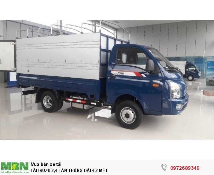 Tải Isuzu 2,4 Tấn Thùng Dài 4,2 Mét