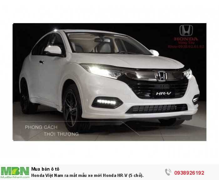 Honda Việt Nam ra mắt mẫu xe mới Honda HR-V (5 chỗ).