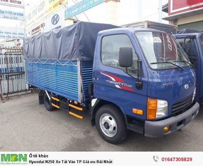 Hyundai N250 Xe Tải Vào TP Giá ưu Đãi Nhất