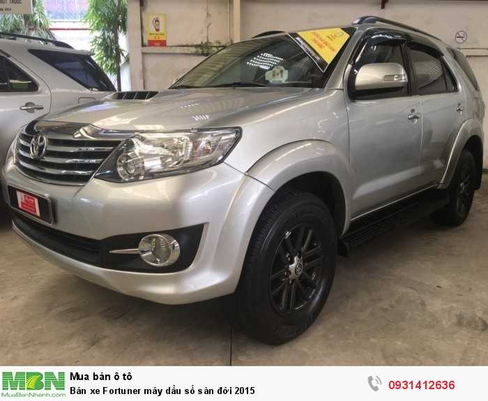 Bán xe Fortuner máy dầu số sàn đời 2015