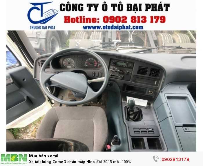 Xe tải thùng Camc 3 chân máy Hino đời 2015 mới 100%