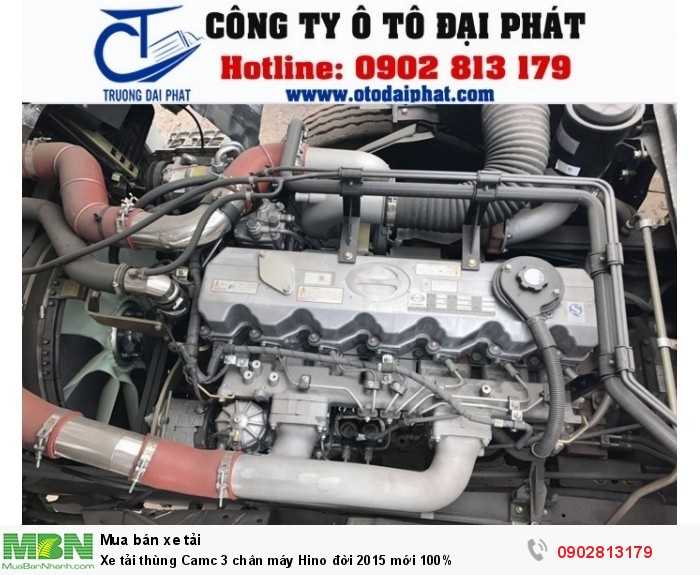 Xe tải thùng Camc 3 chân máy Hino đời 2015 mới 100%