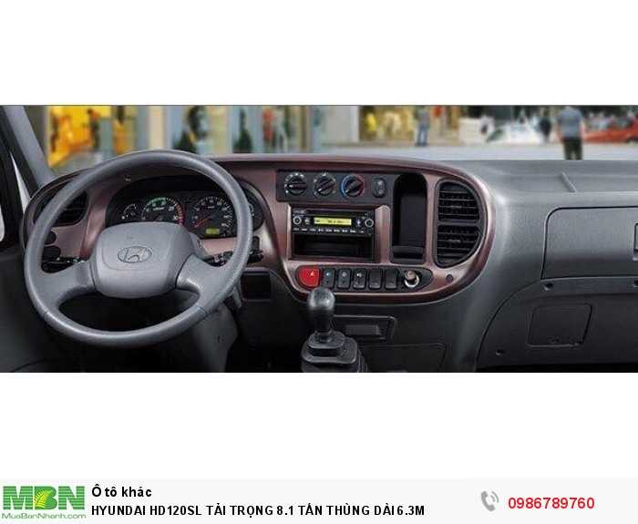 Hyundai Hd120sl Tải Trọng 8.1 Tấn Thùng Dài 6.3m