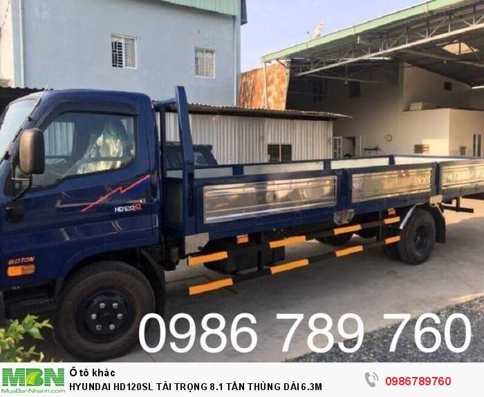 Hyundai Hd120sl Tải Trọng 8.1 Tấn Thùng Dài 6.3m