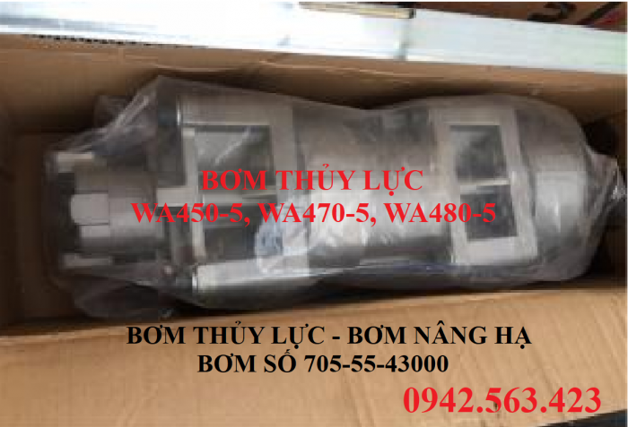 Bơm thủy lực Komatsu WA480-5