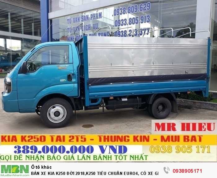 Bán Xe Kia K250 Đời 2019,K250 Tiêu Chuẩn Euro4, Có Xe Giao Liền, Hỗ Trợ Trả Góp