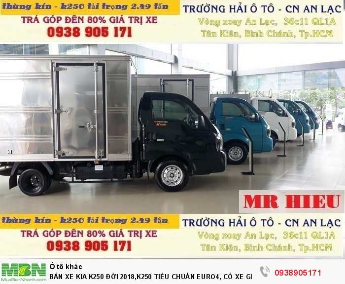 Bán Xe Kia K250 Đời 2019,K250 Tiêu Chuẩn Euro4, Có Xe Giao Liền, Hỗ Trợ Trả Góp