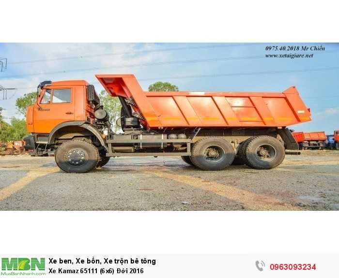 Xe Kamaz 65111 (6x6) Đời 2016