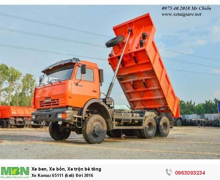 Xe Kamaz 65111 (6x6) Đời 2016