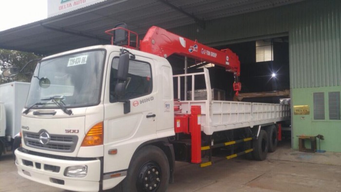 Xe Hino FL tải 15 tấn lắp cẩu, giá tốt nhất miền nam