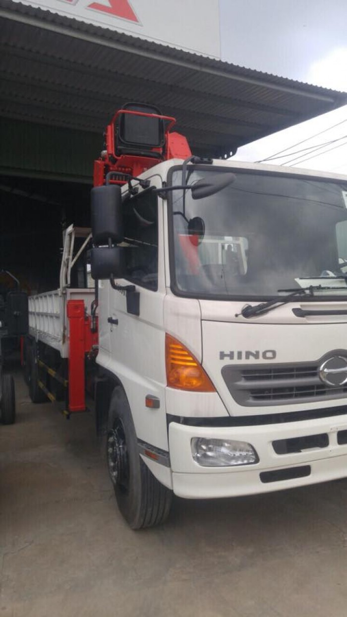 Xe Hino FL tải 15 tấn lắp cẩu, giá tốt nhất miền nam