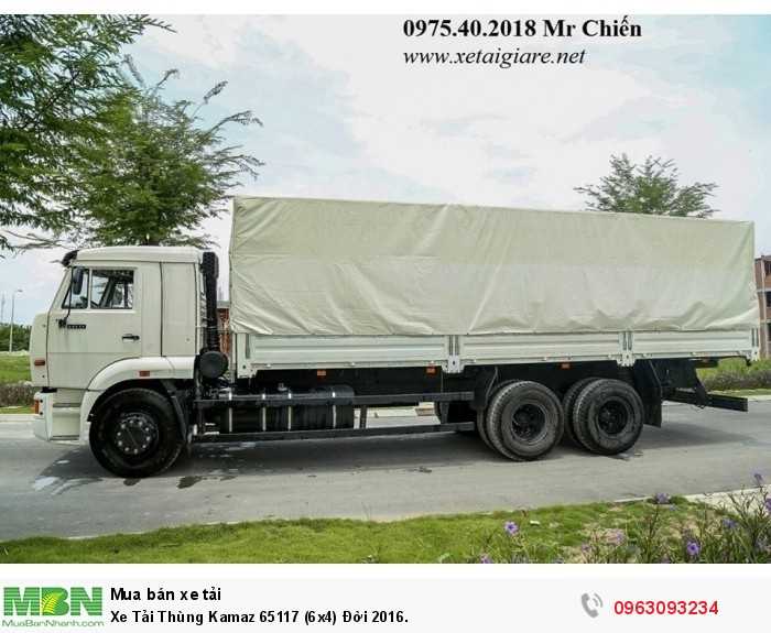 Xe Tải Thùng Kamaz 65117 (6x4) Đời 2016.
