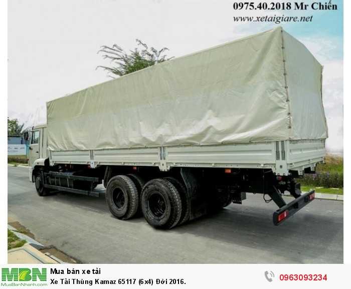 Xe Tải Thùng Kamaz 65117 (6x4) Đời 2016.
