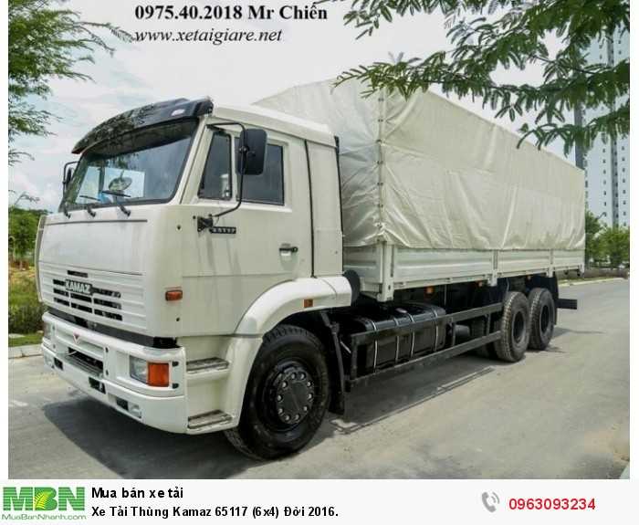 Xe Tải Thùng Kamaz 65117 (6x4) Đời 2016.