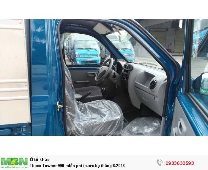 Thaco Towner 990 miễn phí trước bạ tháng 8/2018