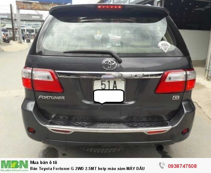 Bán Toyota Fortuner G 2WD 2.5MT bstp màu xám MÁY DẦU