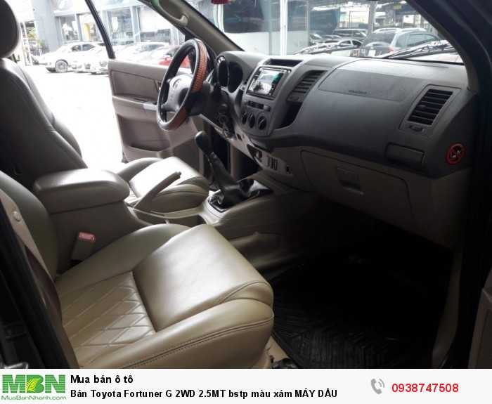 Bán Toyota Fortuner G 2WD 2.5MT bstp màu xám MÁY DẦU
