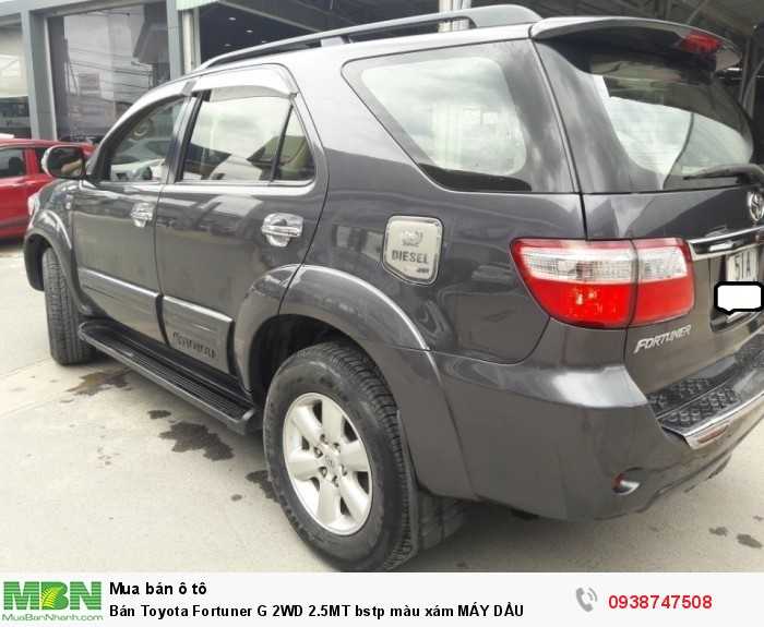 Bán Toyota Fortuner G 2WD 2.5MT bstp màu xám MÁY DẦU