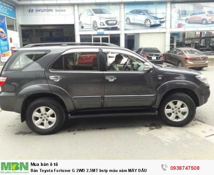 Bán Toyota Fortuner G 2WD 2.5MT bstp màu xám MÁY DẦU