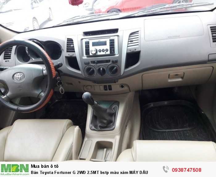 Bán Toyota Fortuner G 2WD 2.5MT bstp màu xám MÁY DẦU
