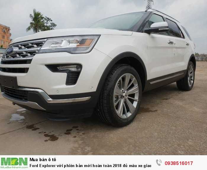 Ford Explorer với phiên bản mới hoàn toàn 2018 đủ màu xe giao ngay trong tháng 9