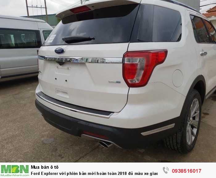 Ford Explorer với phiên bản mới hoàn toàn 2018 đủ màu xe giao ngay trong tháng 9