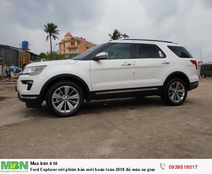 Ford Explorer với phiên bản mới hoàn toàn 2018 đủ màu xe giao ngay trong tháng 9