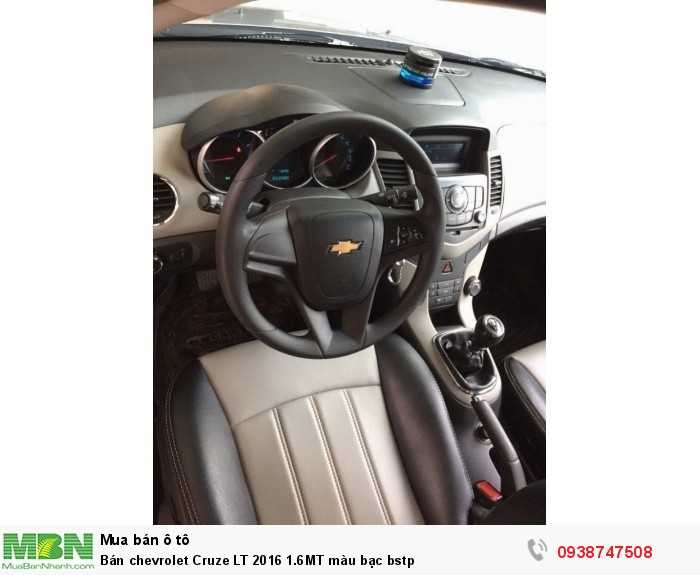 Bán chevrolet Cruze LT 2016 1.6MT màu bạc bstp