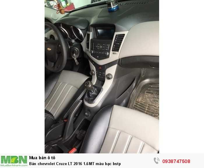 Bán chevrolet Cruze LT 2016 1.6MT màu bạc bstp