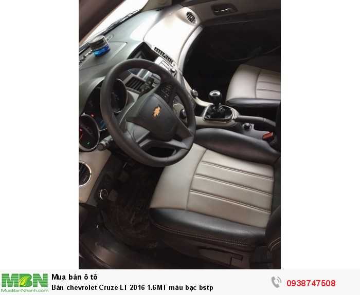 Bán chevrolet Cruze LT 2016 1.6MT màu bạc bstp