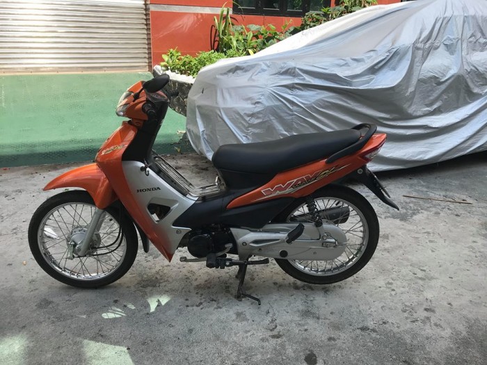 Xe Wave Alpha 2016 Màu cam Bstp Hình Thật
