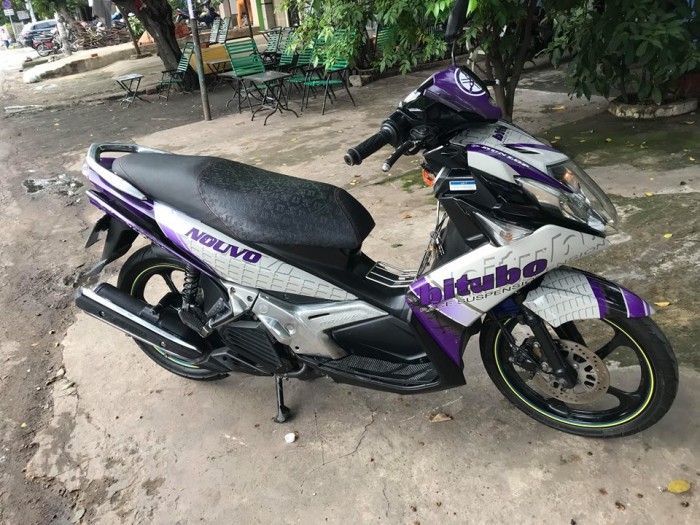 Yamaha Nouvo 5 Fi, đời 2013, màu trắng tím