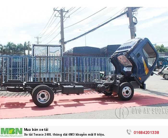 Xe tải Teraco 240L thùng dài 4M3 khuyến mãi 8 triệu.