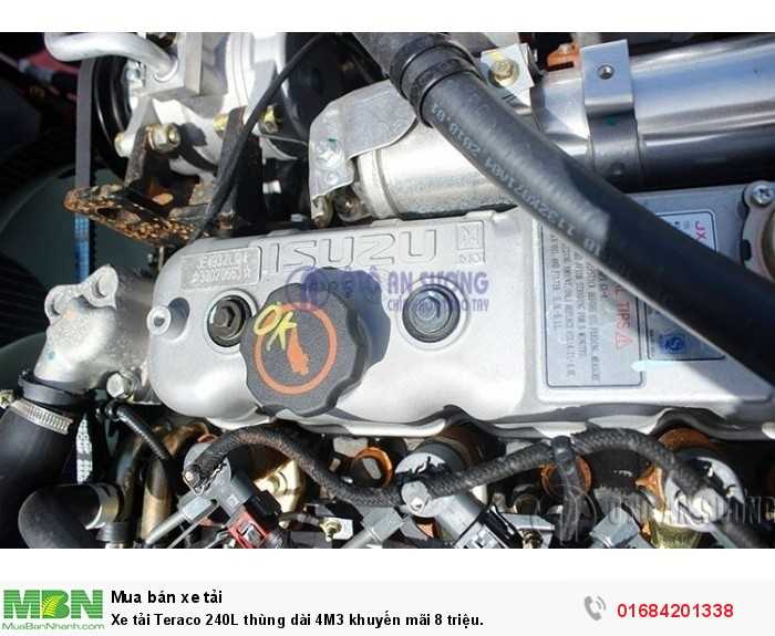 Xe tải Teraco 240L thùng dài 4M3 khuyến mãi 8 triệu.