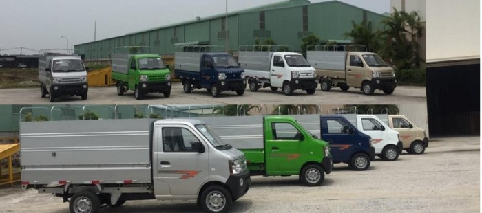 Xe tải nhẹ 800 kg / Xe tải nhẹ 850 kg / xe tải nhẹ đài loan 870 kg thùng lửng.
